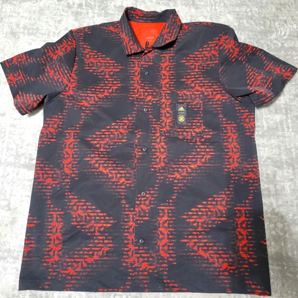 Adidas button shirt